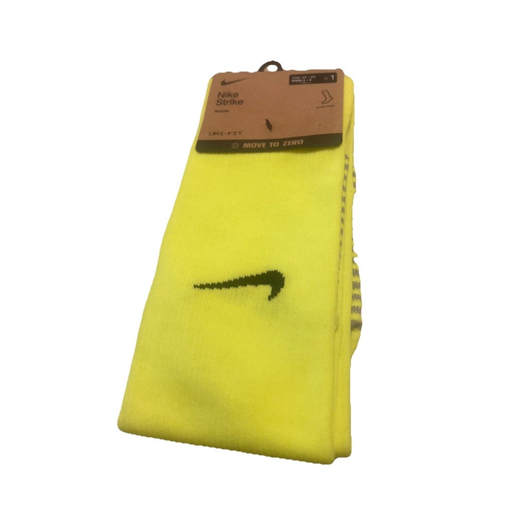 Nike Socks Unisex Yellow New with Tags Size Small - Picture 2 of 8